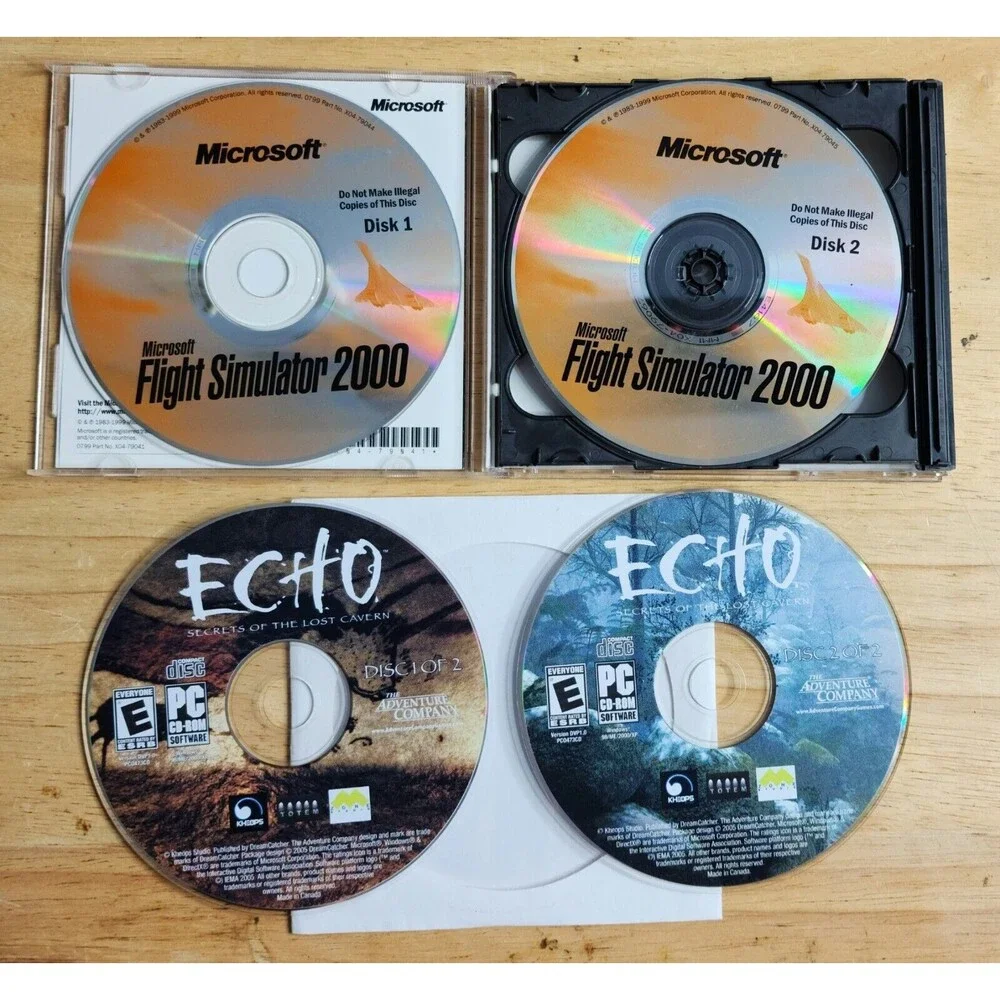 PC CD-Rom/DVD-Rom Games Lot of 8 Conan, Sims, Echo, Deal or No Deal & Others
